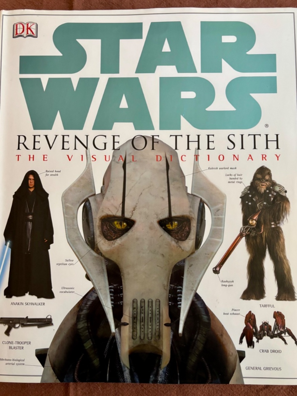 Hardcover DK Star Wars book "Revenge of the Sith~ The Visual Dictionary" EUC!